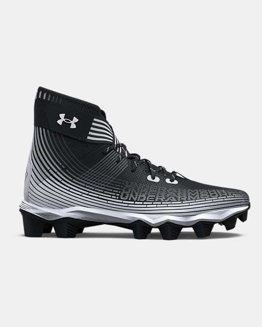 new UNDER ARMOUR HIGHLIGHT RM football cleats white/black Youth/boys 5.5 or 6 
